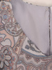 Wyjściowa garsonka z szarym żakietem i zwiewną sukienką z szyfonu 26964